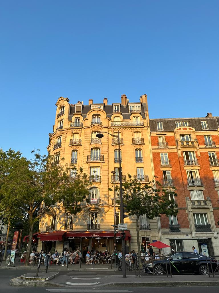 Parisian-style buildings